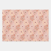 Funky Pastel Margrieten Inpakpapier Vel (Voorkant 2)