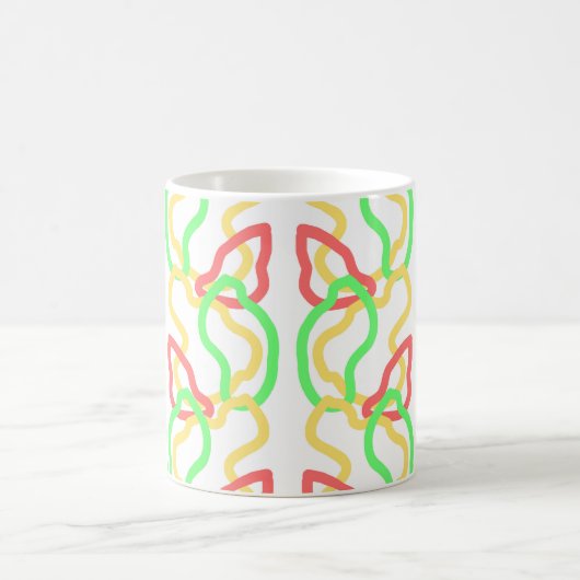 Funky pattern mug koffiemok (Center)