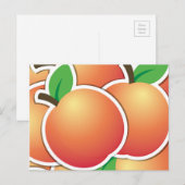 Funky peach briefkaart (Voorkant / Achterkant)