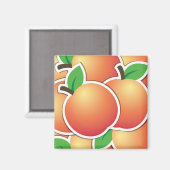 Funky peach magneet (Voorkant / Achterkant)