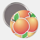 Funky peach magneet (Voorkant / Achterkant)