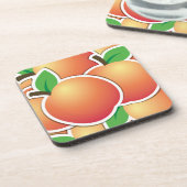 Funky peach onderzetter (Linkerzijde)
