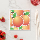 Funky peach servet (Insitu)