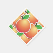 Funky peach servet (Hoek)