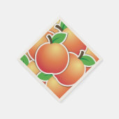 Funky peach servetten (Hoek)