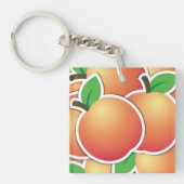 Funky peach sleutelhanger (Voorkant)