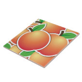 Funky peach tegeltje (Zijkant)