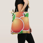 Funky peach tote bag (Dichtbij)