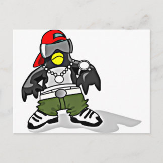 Funky Penguin Briefkaart