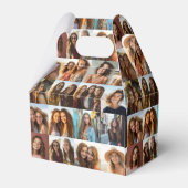 Funky Photo Collage - Voeg maximaal 16 foto's toe Bedankdoosjes (Achterkant)