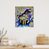 Funky Piano Poster (Keuken)