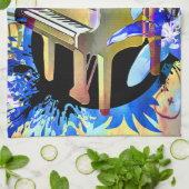 Funky Piano Theedoek (Gevouwen)