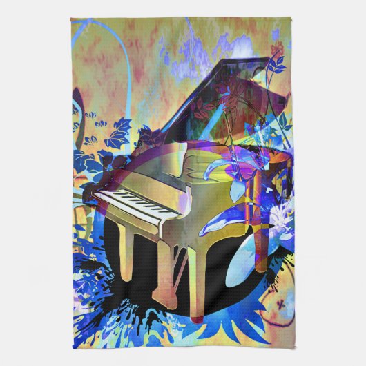 Funky Piano Theedoek (Verticaal)