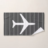 Funky Pilot Aviation Stripes Lines Bad Handdoek (Handdoek)