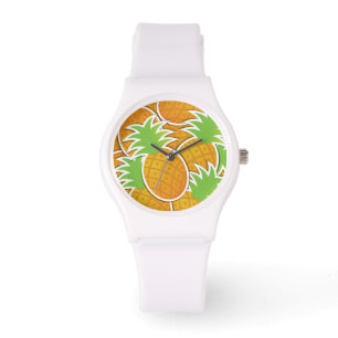 Funky pineappel horloge
