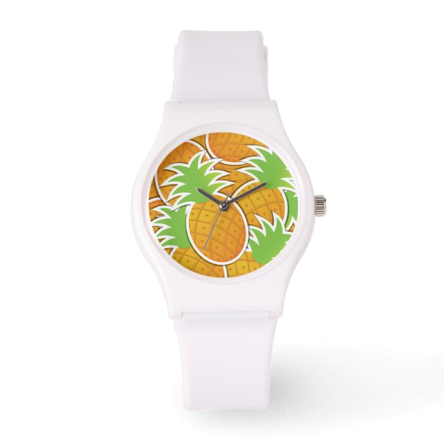 Funky pineappel horloge (Voorkant)