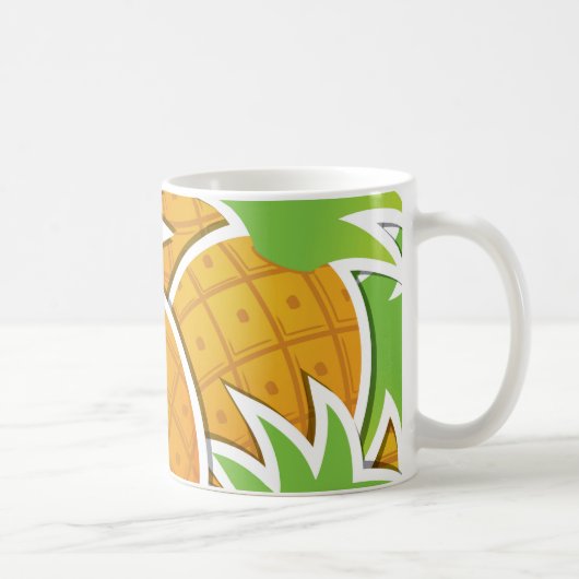 Funky pineappel koffiemok (Rechts)