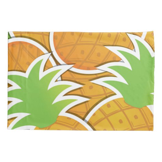 Funky pineappel kussensloop (Achterkant-Links)