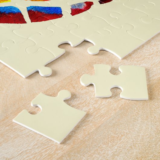 Funky pineappel legpuzzel (Zijkant)