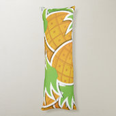 Funky pineappel lichaamskussen (Achterkant (Verticaal))