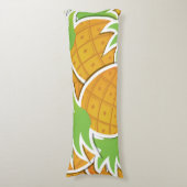 Funky pineappel lichaamskussen (Voorkant Verticaal)