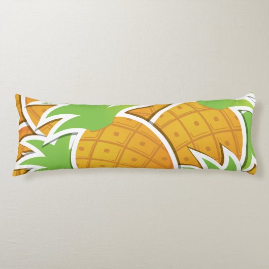 Funky pineappel lichaamskussen (Voorkant)