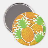 Funky pineappel magneet (Voorkant / Achterkant)