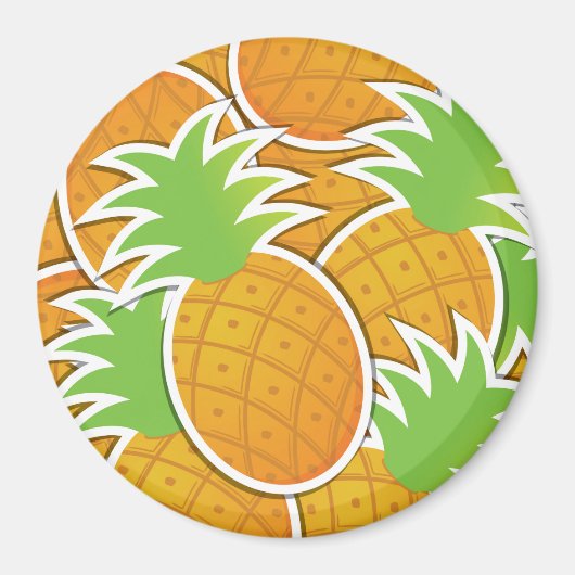 Funky pineappel magneet (Voorkant)