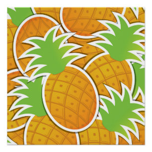 Funky pineappel perfect poster