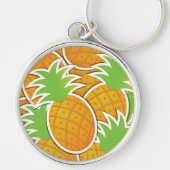 Funky pineappel sleutelhanger (Voorkant)