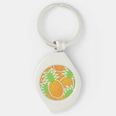 Funky pineappel sleutelhanger (Voorkant)