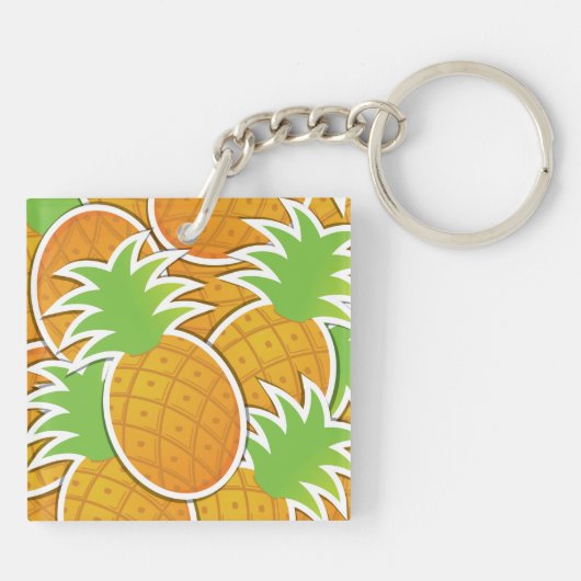 Funky pineappel sleutelhanger (Achterkant)