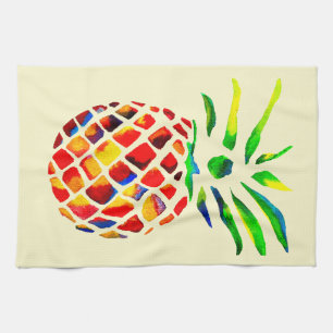Funky pineappel theedoek