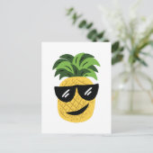 Funky Pineapple Briefkaart (Staand voorkant)