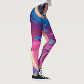 Funky Pink Art Leggings (Rechts)