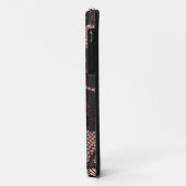 Funky Pink & Black Lace IPhone 5 Hoesje (Achterkant/links)