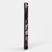 Funky Pink & Black Lace IPhone 5 Hoesje (Achterkant/rechts)