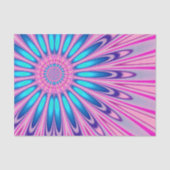 Funky Pink Blue Groovy Tissuepapier (Voorkant)