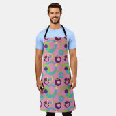 Funky Pink Circles All-Over Print Schort (Gedragen)