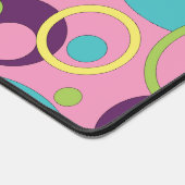 Funky Pink Circles Bureaumat (Hoek)