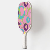 Funky Pink Circles Pickleball Paddle (Links)