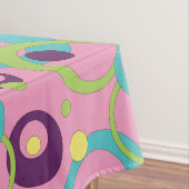 Funky Pink Circles Tafelkleed (Voorbeeld)