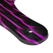 Funky Pink Fire Flower Abstract Snijplank (Hoek)