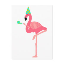 Funky Pink Flamingo Dragen Party Pet