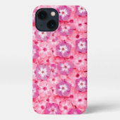 Funky Pink Flower iPhone Hoesje (Achterkant)