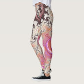 Funky Pink Fractal Leggings (Links)