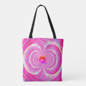 Funky Pink Spiral Tote Bag (Achterkant)
