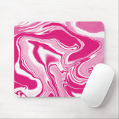 Funky Pink Swirl Tie Dye Muismat (Met muis)