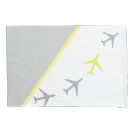 Funky Plane Airplane Pilot Aviation Flying Kussensloop