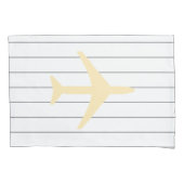 Funky Plane Airplane Pilot Aviation Flying Kussensloop (Voorkant)